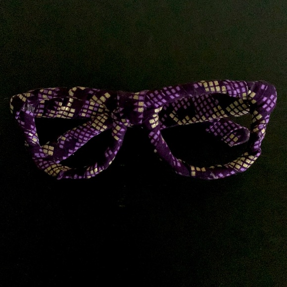 Purple One Size Fabric Covered Lenseless Frame - Picture 2 of 5